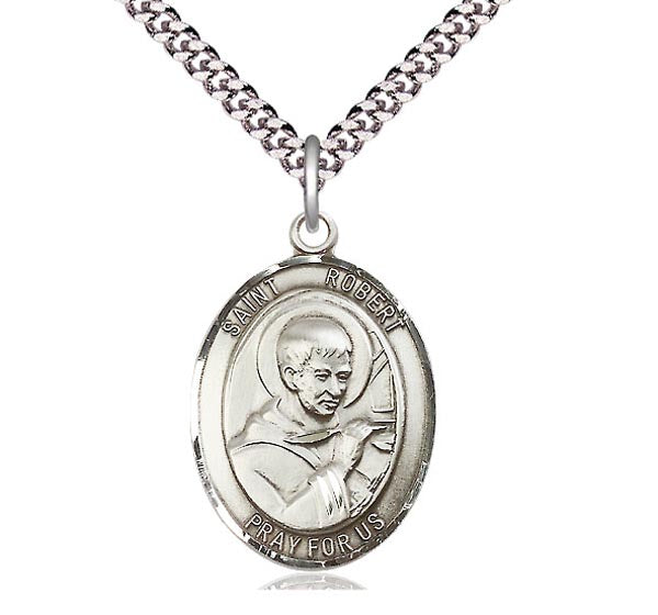 St. Robert Bellarmine Sterling Silver Medal 8096SS/18S