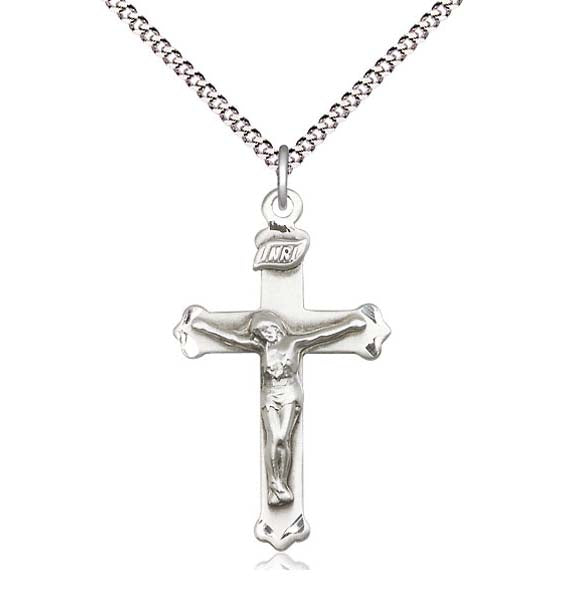 Sterling Silver Crucifix Pendant for Children 0651SS