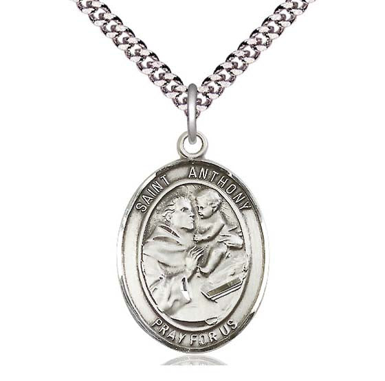 St. Anthony of Padua Sterling Silver Medal 8004SS/18S
