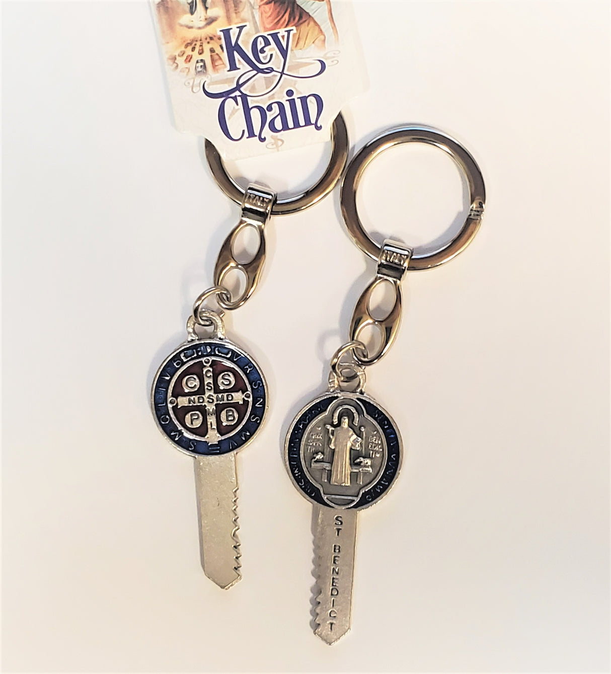 St Benedict Color Key Chain