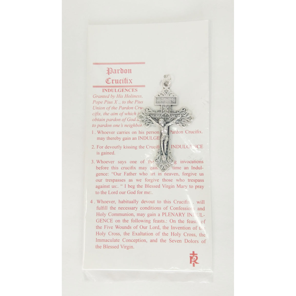 Pardon Crucifix and Card 16-622