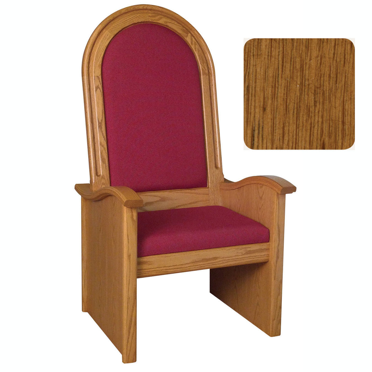 Rosewood 56 inch High Back Celebrant Chair 688