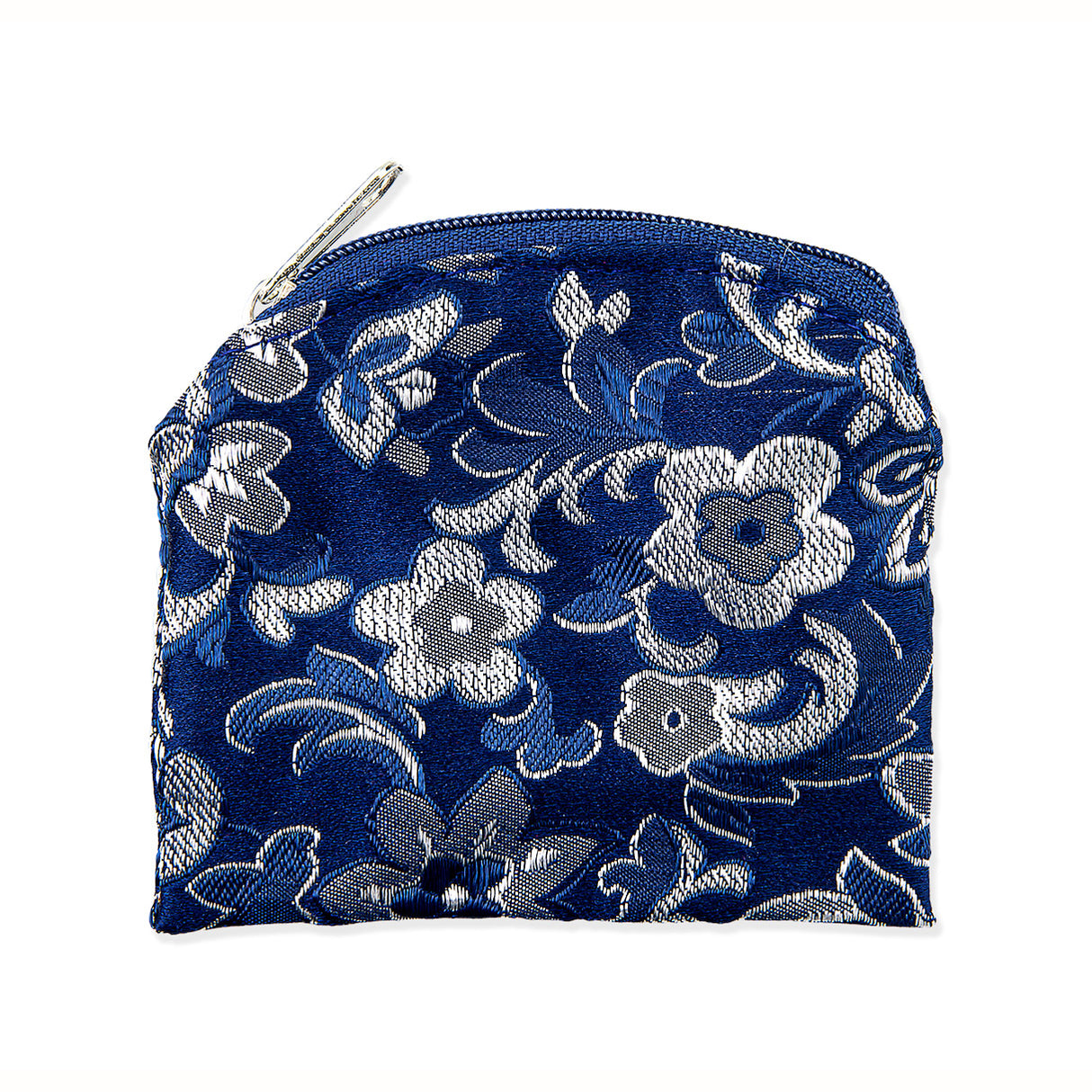 Blue & Silver Brocade Rosary Case