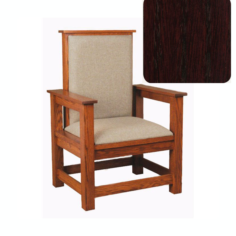 Mahogany Finish Celebrant Chair 743