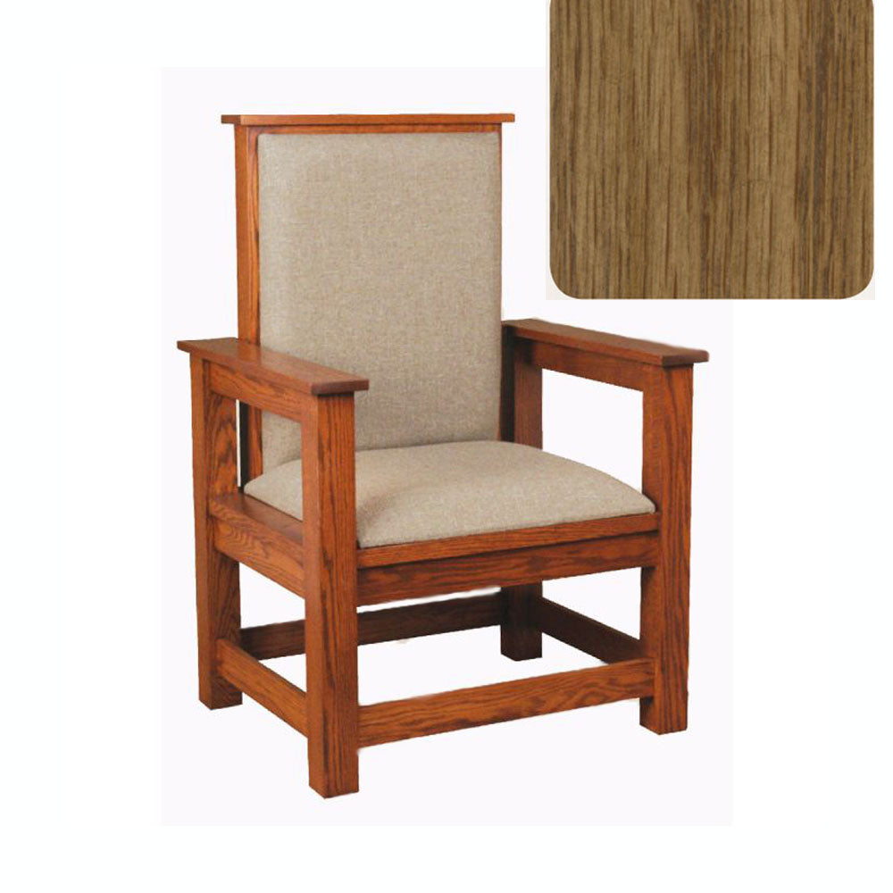 Pecan Finish Celebrant Chair 743