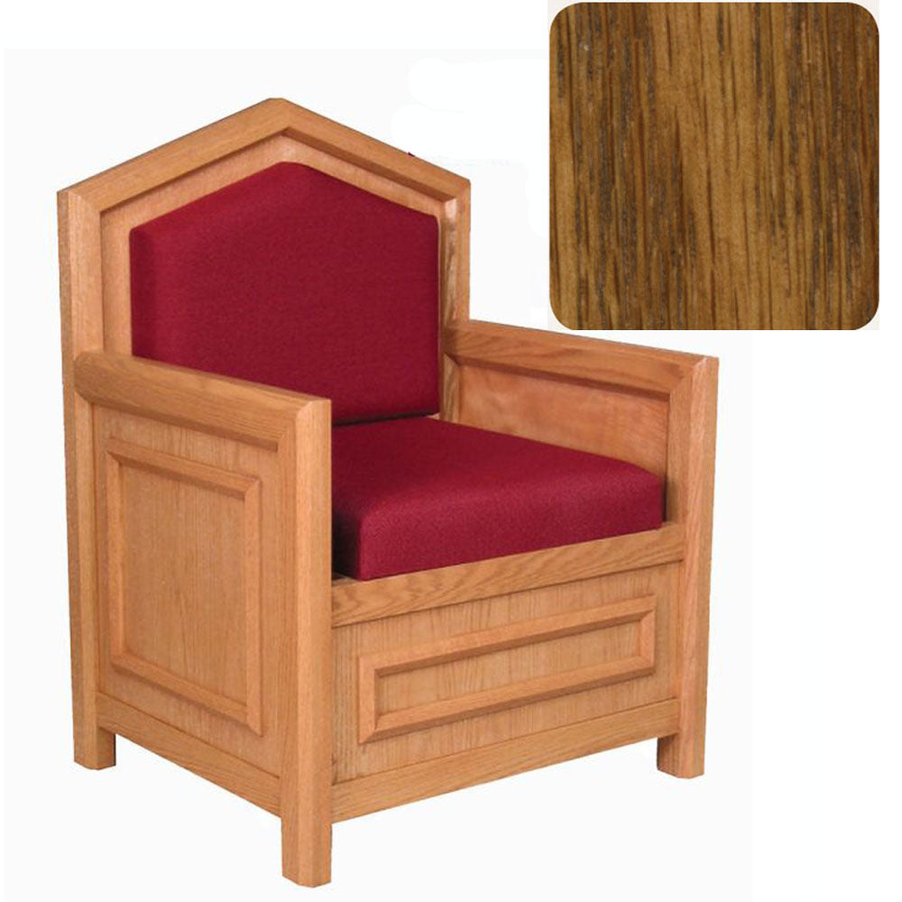 Amber Finish Celebrant Chair with Inside Bookrack 733