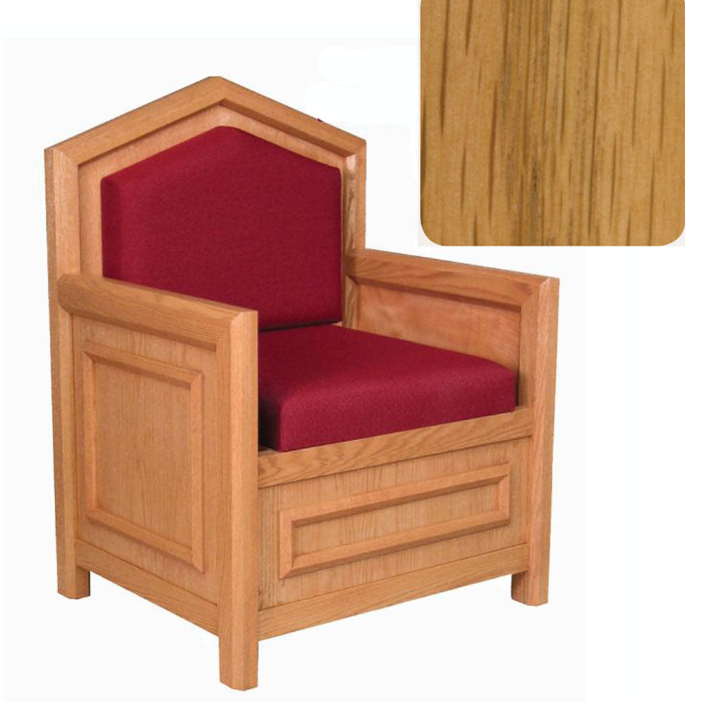 Fruitwood Celebrant Chair with Inside Bookrack 733