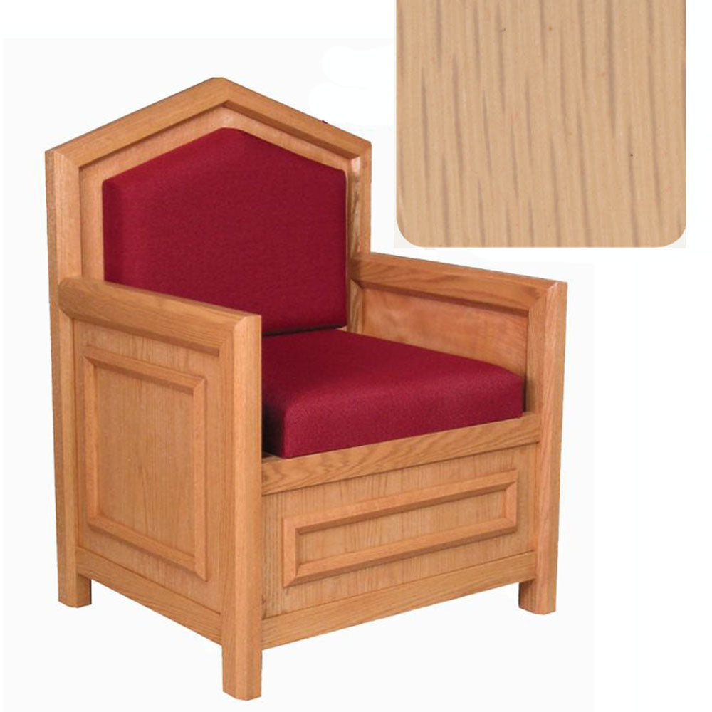 Limed Oak Celebrant Chair with Inside Bookrack 733