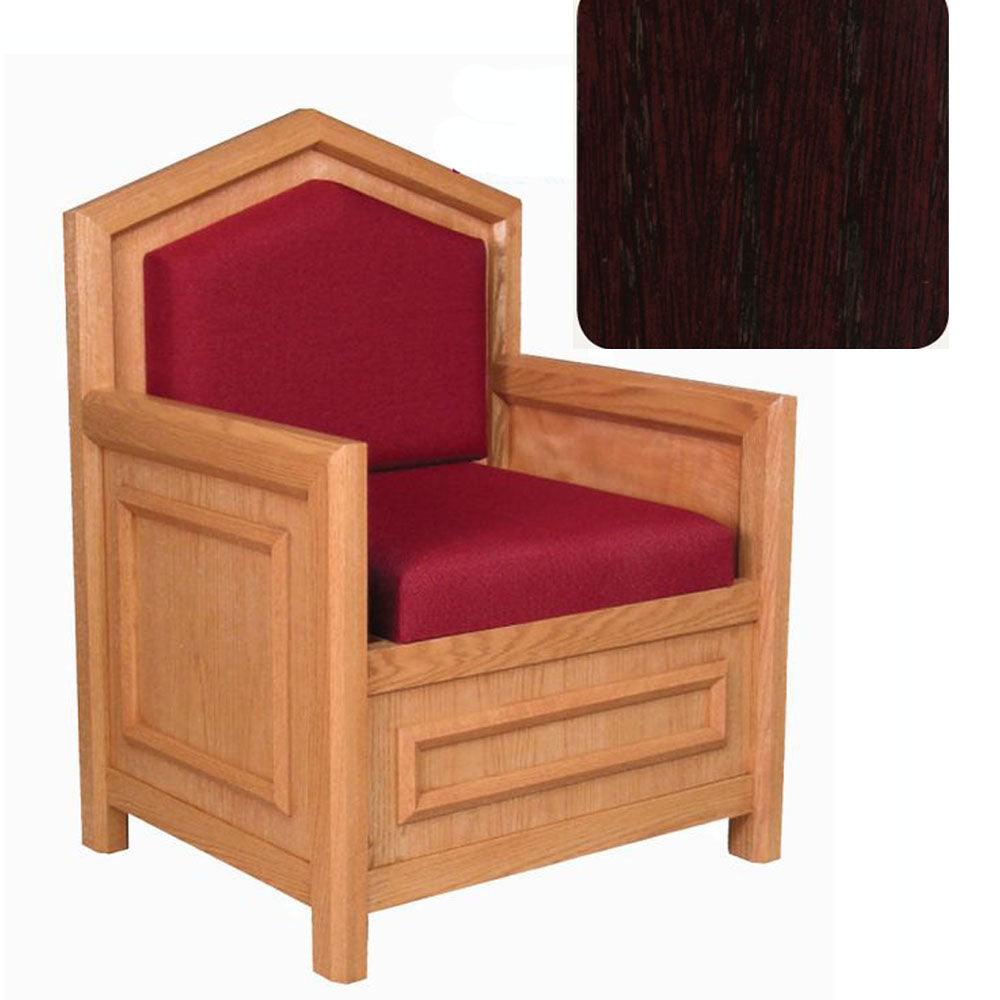 Mahogany Celebrant Chair with Inside Bookrack 733