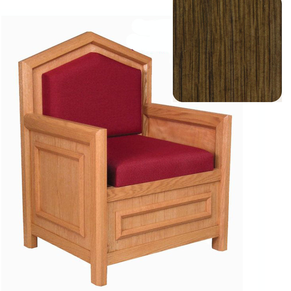 Walnut Celebrant Chair with Inside Bookrack 733