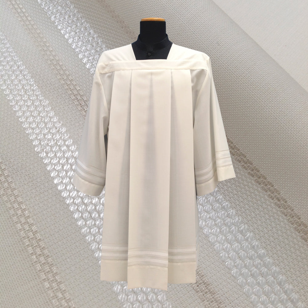 Italian Surplice with White Weaving Bands 9773