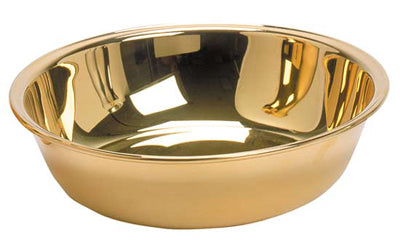 Ceremonial Basin in Gold Plated Pewter - no. K218-G