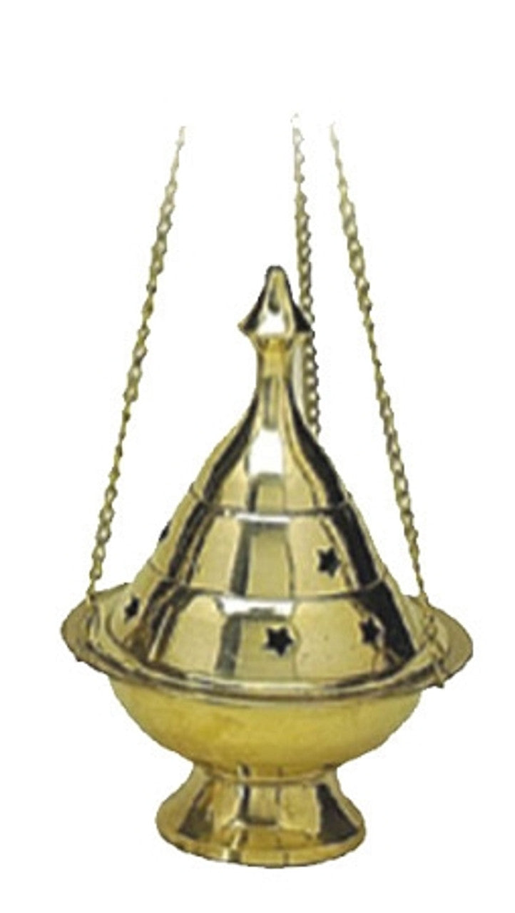 5" Hanging Brass Censer