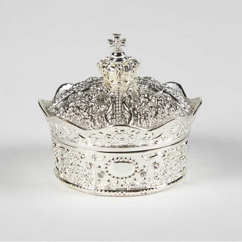 Silver Treasure Box Wedding Coins Arras Set WC611