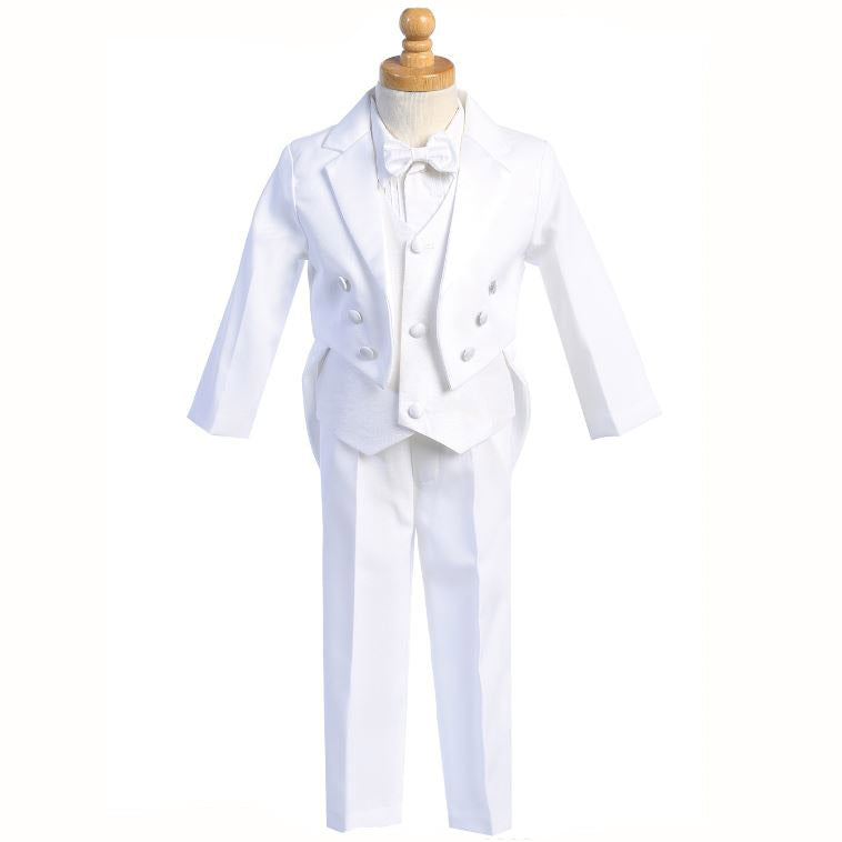 White Tail Tuxedo with White Vest
