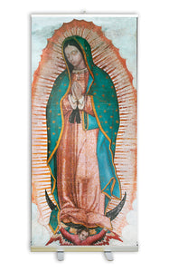 Our Lady of Guadalupe Banner - 78x33 inch Image with Stand