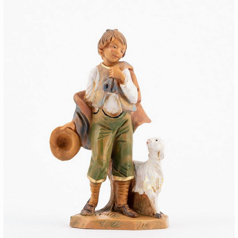 Lucas, the Boy Shepherd Fontanini 5 inch scale Figure - no. 54074