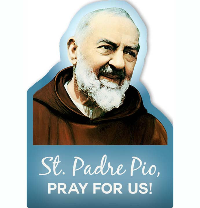 St. Padre Pio Visor Clip