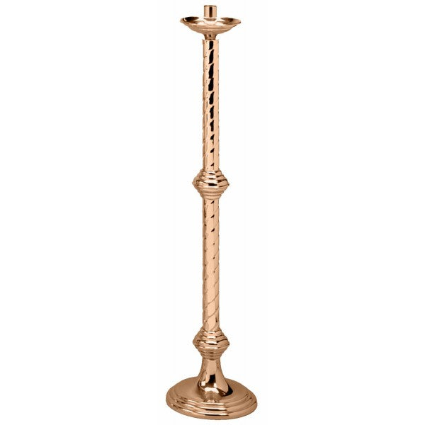 Fixed Floor Candlestick - no. 444-129 in Bronze or Brass