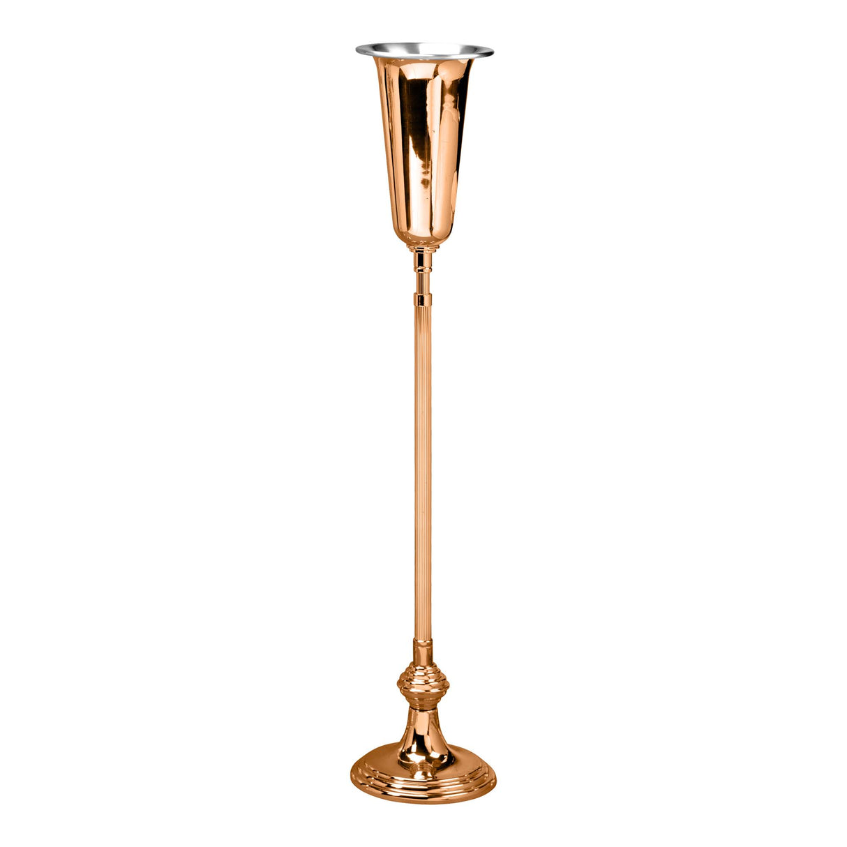 Adjustable Floor Standing Flower Vase - no. 444-218 in Bronze or Brass