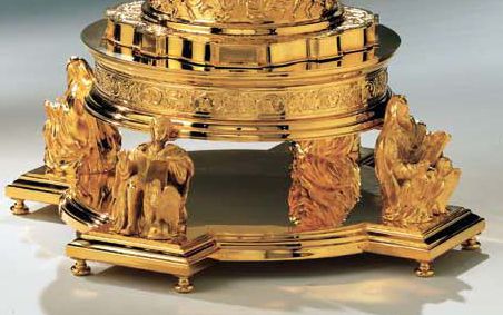 Four Evangelists Cross Shaped Tabor for Monstrances no. 793