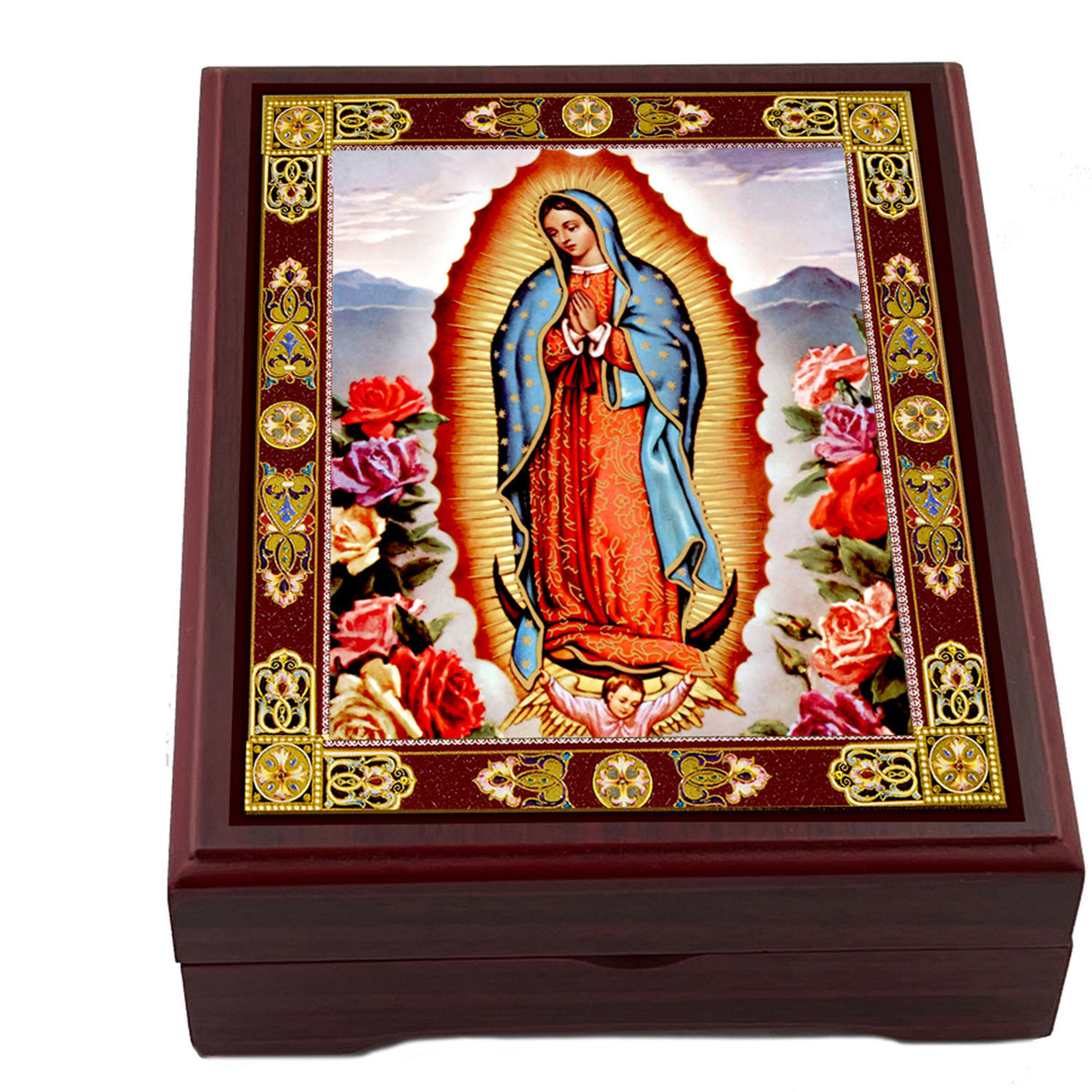 Our Lady of Guadalupe Icon Rosary Box