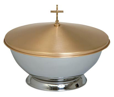 Tabletop Baptismal Font with Bronze Lid - no. K351