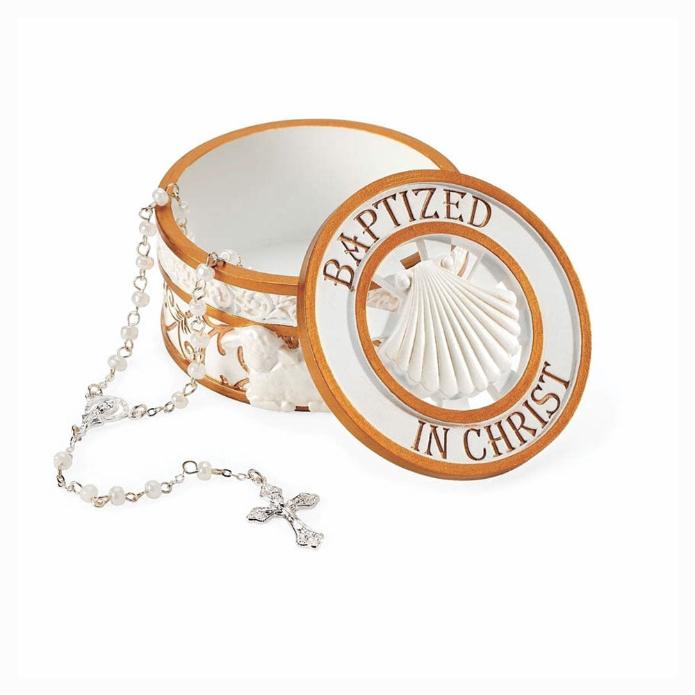 Baptized in Christ Keepsake or Rosary Box 606062
