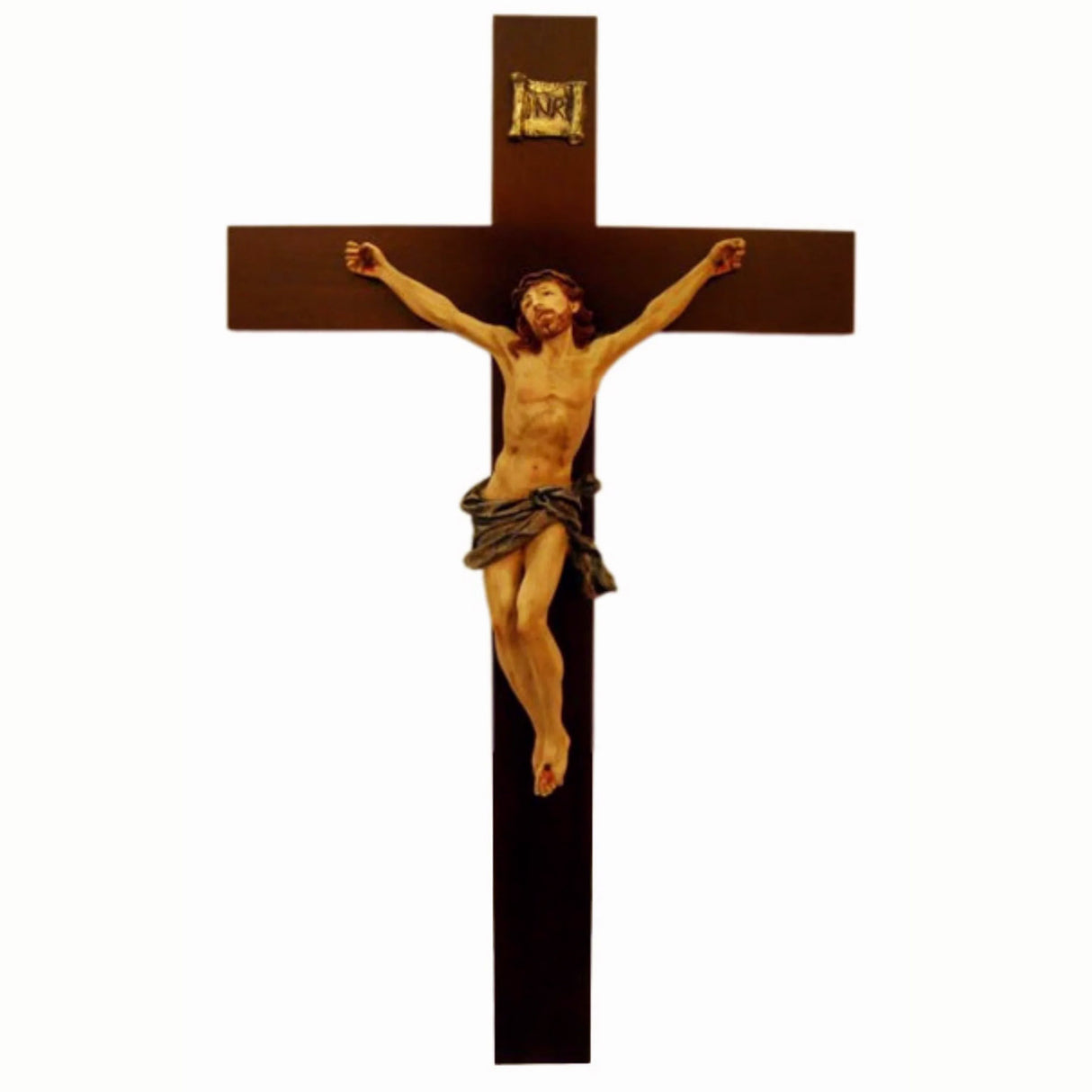 39.5 inch Christ in Agony Crucifix from Italy
