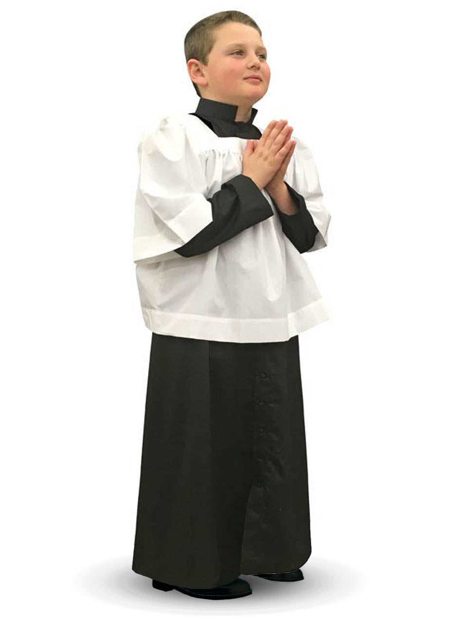 Beau Veste Black Roman Altar Server Cassocks