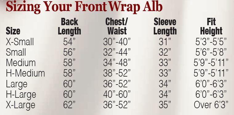 Abbey Brand Front Wrap Poly Alb with Lace Inserts 434I
