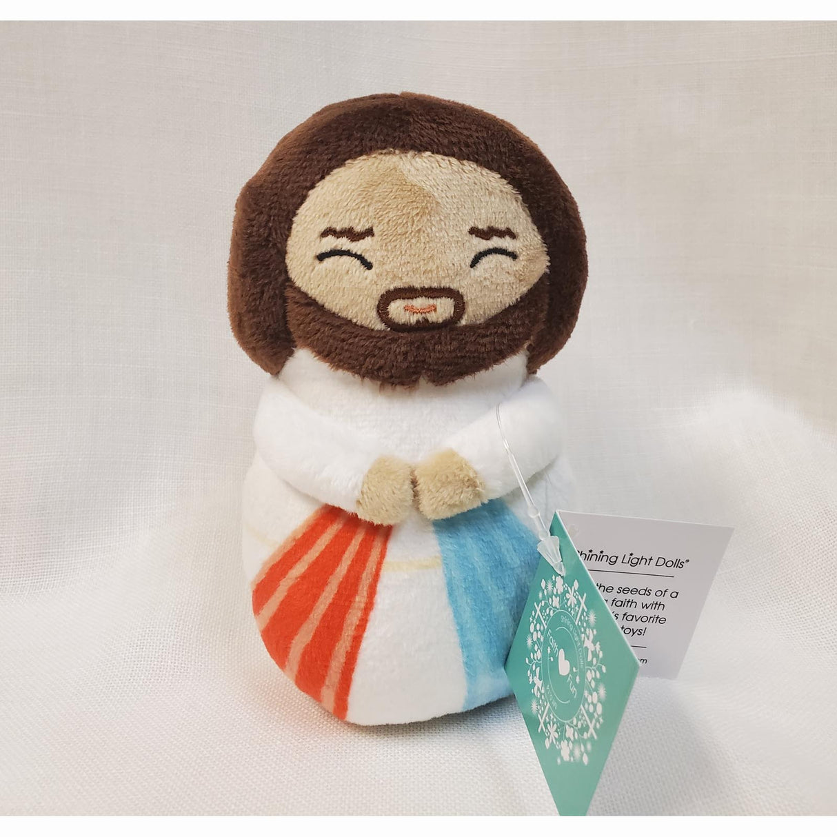 Mini Divine Mercy Jesus Plush Shining Light Doll