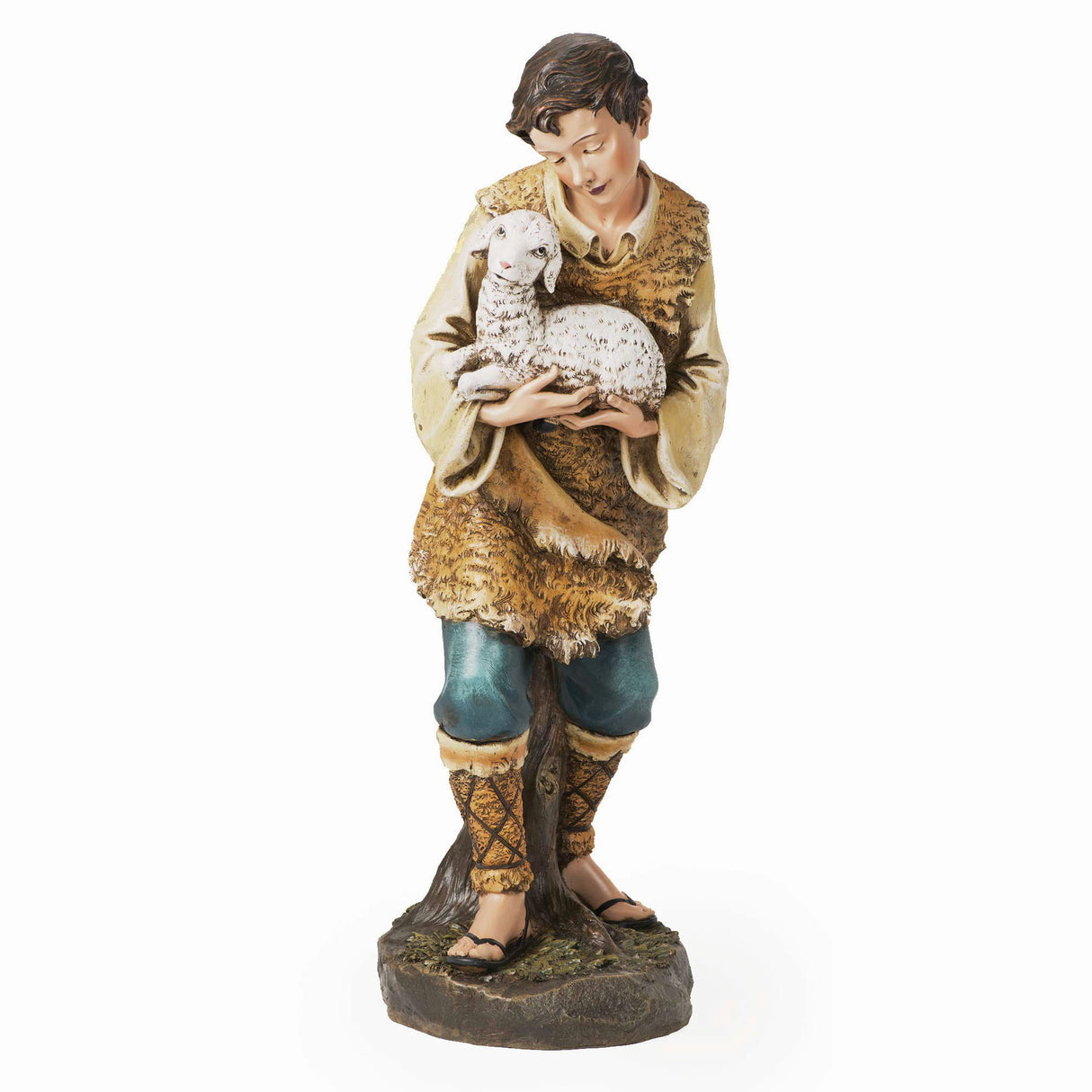 Shepherd & Lamb Outdoor Figure. 33512 - 38 inch scale