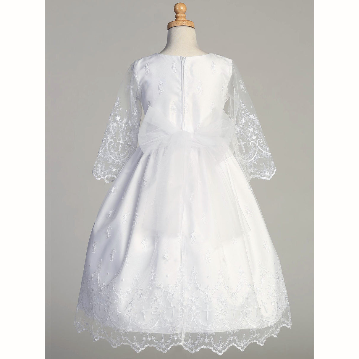 Caroline First Communion Dress with Crosses