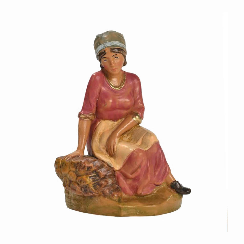Zillah, Seated Village Woman Fontanini Figure 54124