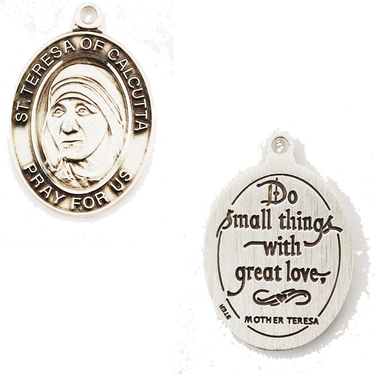 St. Teresa of Calcutta Sterling Silver Medal L744