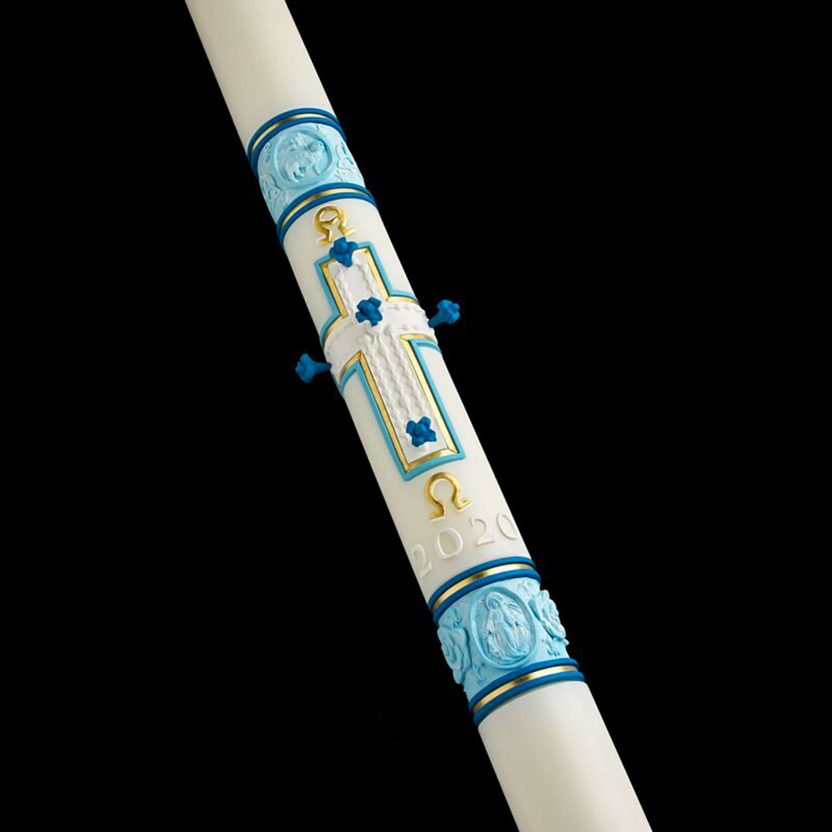 Most Holy Rosary Paschal Candles - All Sizes - from Eximious