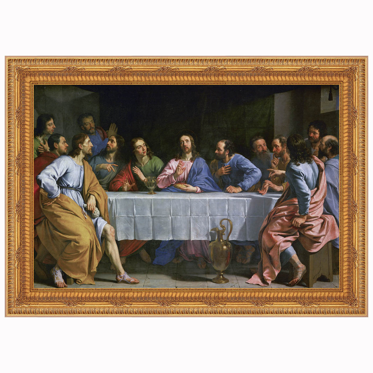 Last Supper Deluxe Gold Framed Giclee Print