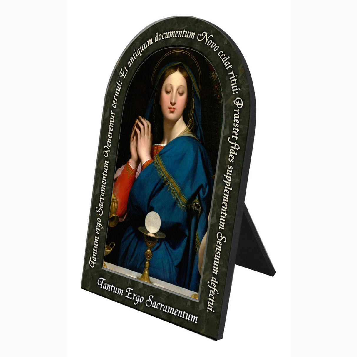 Madonna of the Host Arched Desk Plaque ADP-P901