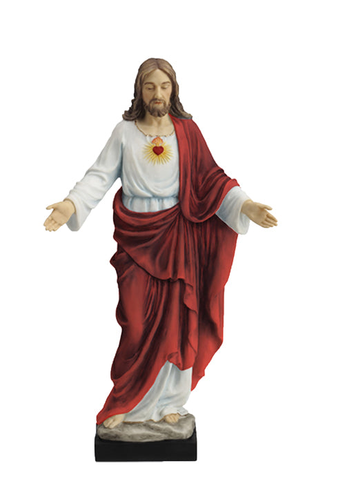 Sacred Heart of Jesus in Full Color - 10 inches tall