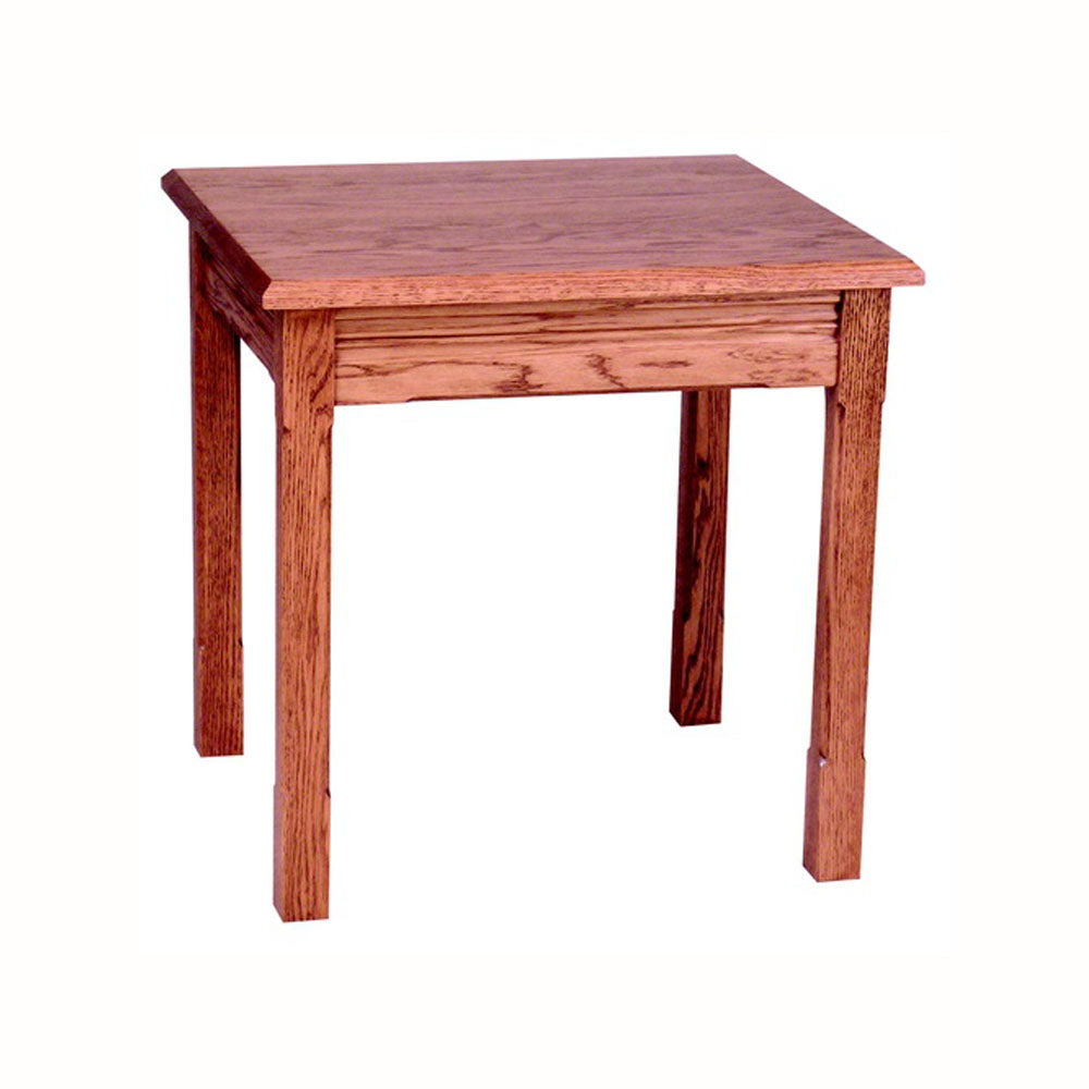 Finished Solid Oak Side Table 65TA