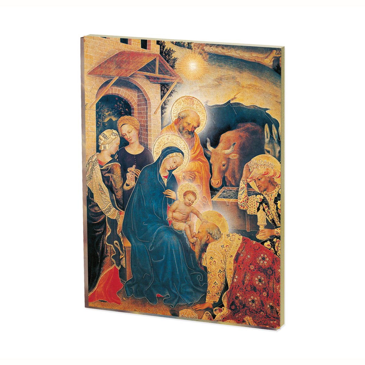 Nativity Textured Icon Plaque