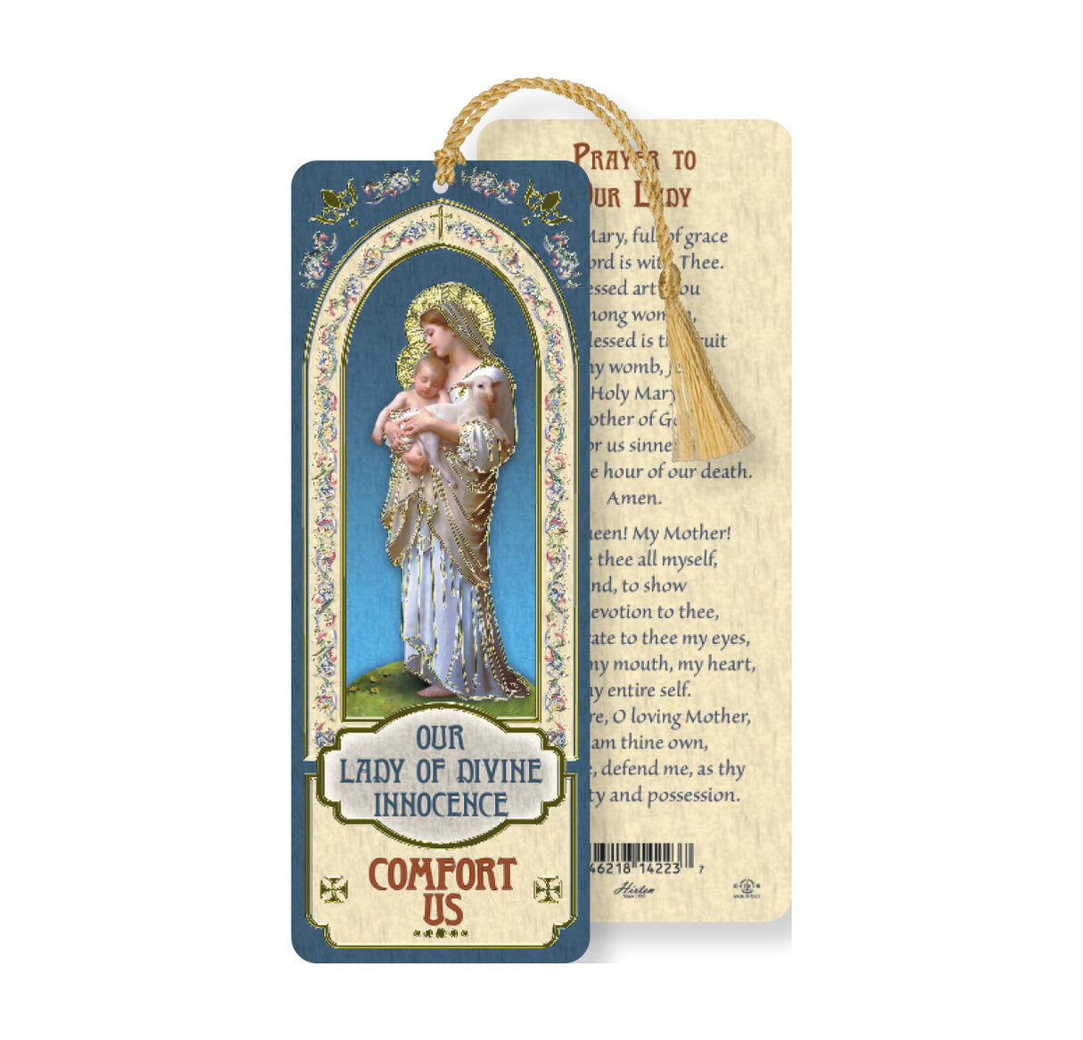 Laminated L'Innocence Bookmark with Tassel B8-298