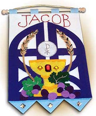 Gates of Heaven First Communion Banner Kit-In Blue