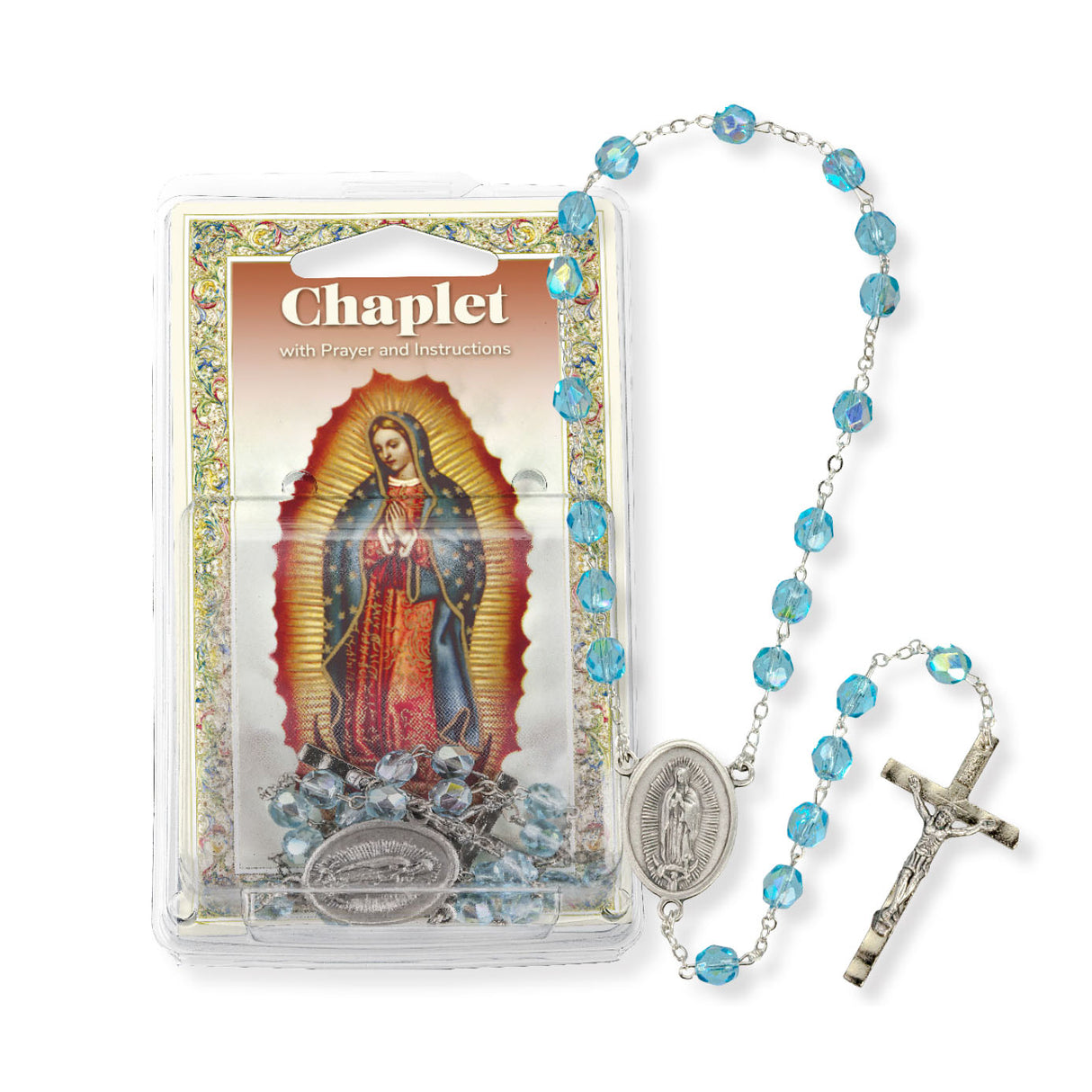 Our Lady Guadalupe Chaplet with Card 036X