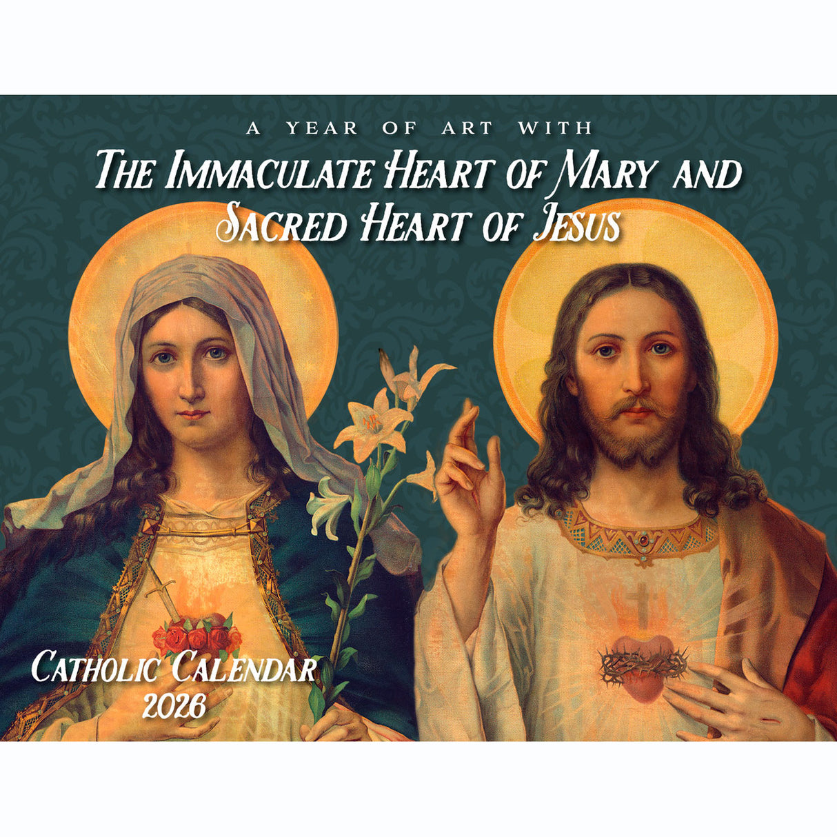 2026 Sacred Hearts Catholic Wall Calendar