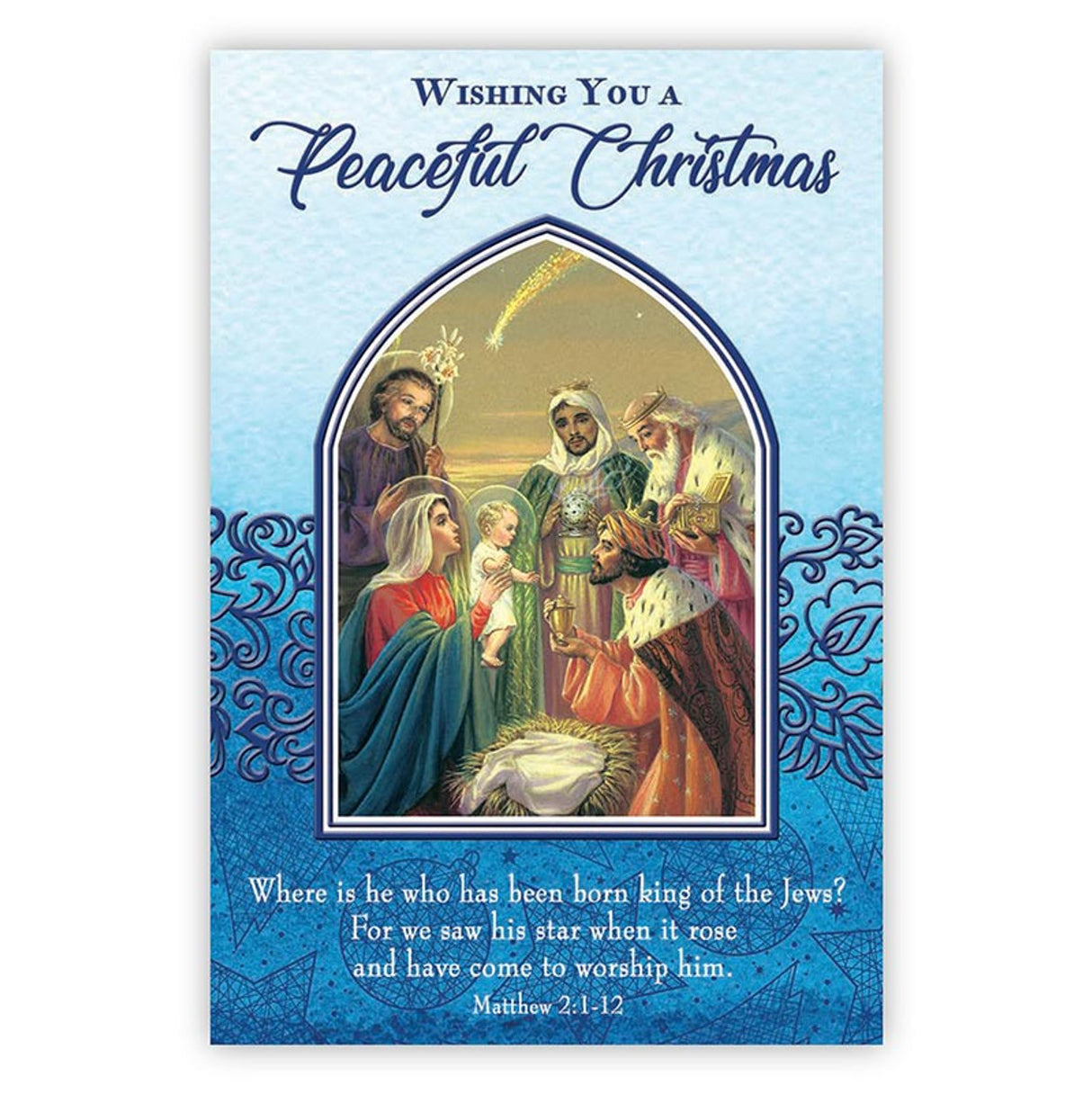 4 Assorted Boxed Religious Christmas Cards N5901