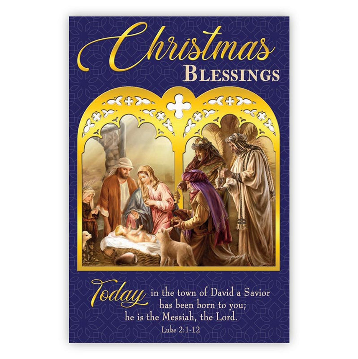 4 Assorted Boxed Religious Christmas Cards N5901
