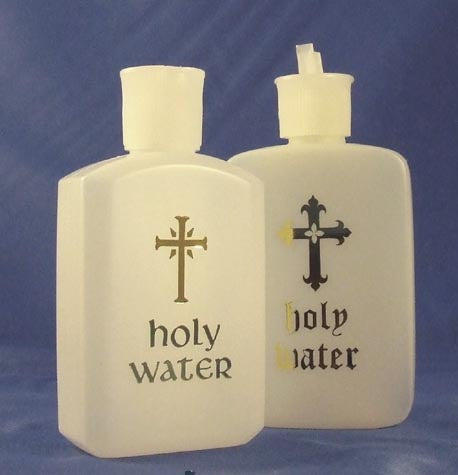 4 oz. Plastic Holy Water Bottle