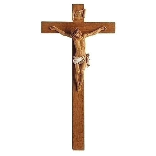 8.75 inch Fontanini Wood Crucifix no. 50603